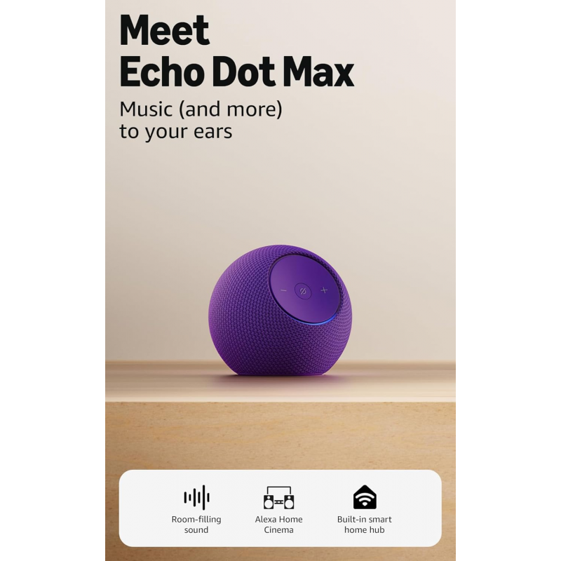 Amazon Echo Dot Max - Amethyst