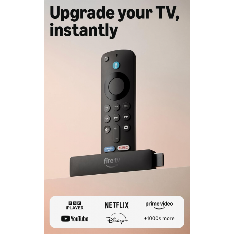Amazon Fire TV Stick HD (2nd Gen with Alexa Voice Remote)