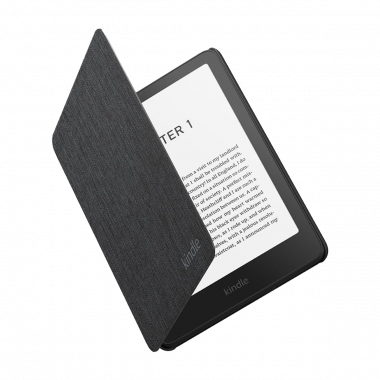 Amazon Kindle Paperwhite 12th Gerneration Colorsoft Case, Lightweight and Water-Safe, Foldable Protective Cover, Fabric - Black