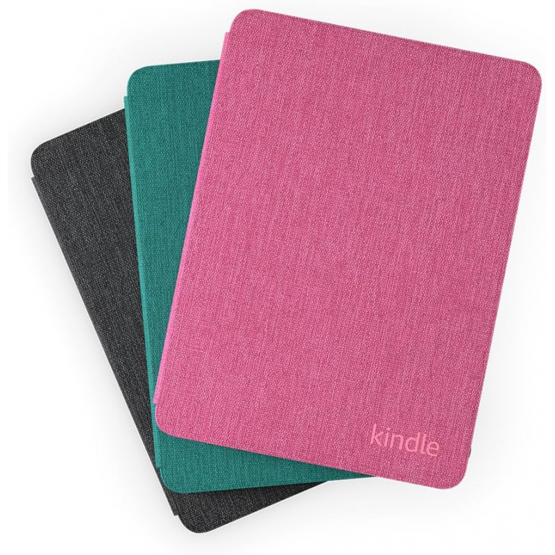 Amazon Kindle Paperwhite 12th Gerneration Colorsoft Case, Lightweight and Water-Safe, Foldable Protective Cover, Fabric - Black