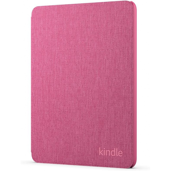 Amazon Kindle Paperwhite 12th Gerneration Colorsoft Case, Lightweight and Water-Safe, Foldable Protective Cover, Fabric - Raspberry