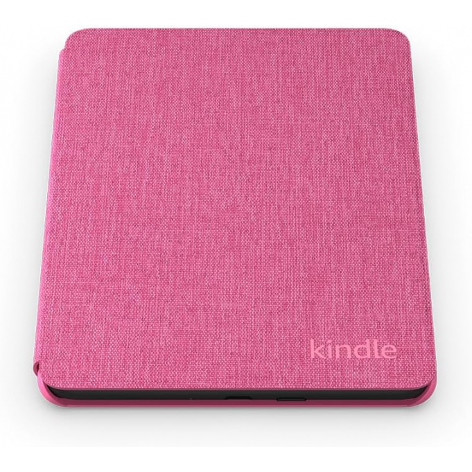 Amazon Kindle Paperwhite 12th Gerneration Colorsoft Case, Lightweight and Water-Safe, Foldable Protective Cover, Fabric - Raspberry