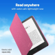 Amazon Kindle Paperwhite 12th Gerneration Colorsoft Case, Lightweight and Water-Safe, Foldable Protective Cover, Fabric - Raspberry