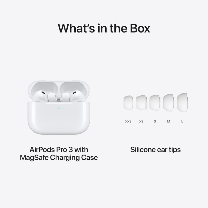 Apple Airpods Pro 3rd Generation with MagSafe Charging Case (USB‑C)