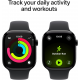 Apple Watch Series 11 (GPS, 42mm) - Jet Black Aluminium Case with M/L Black Sport Band