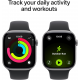 Apple Watch Series 11 (GPS, 46mm) - Space Grey Aluminium Case with M/L Black Sport Band
