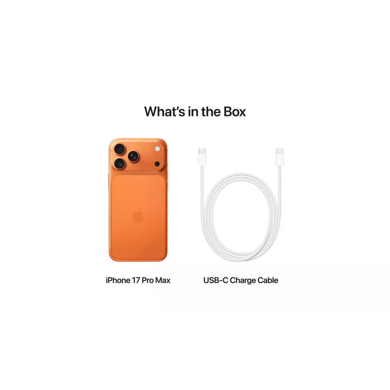 Apple iPhone 17 Pro Max (256GB, Nano Sim + eSIM) - Cosmic Orange