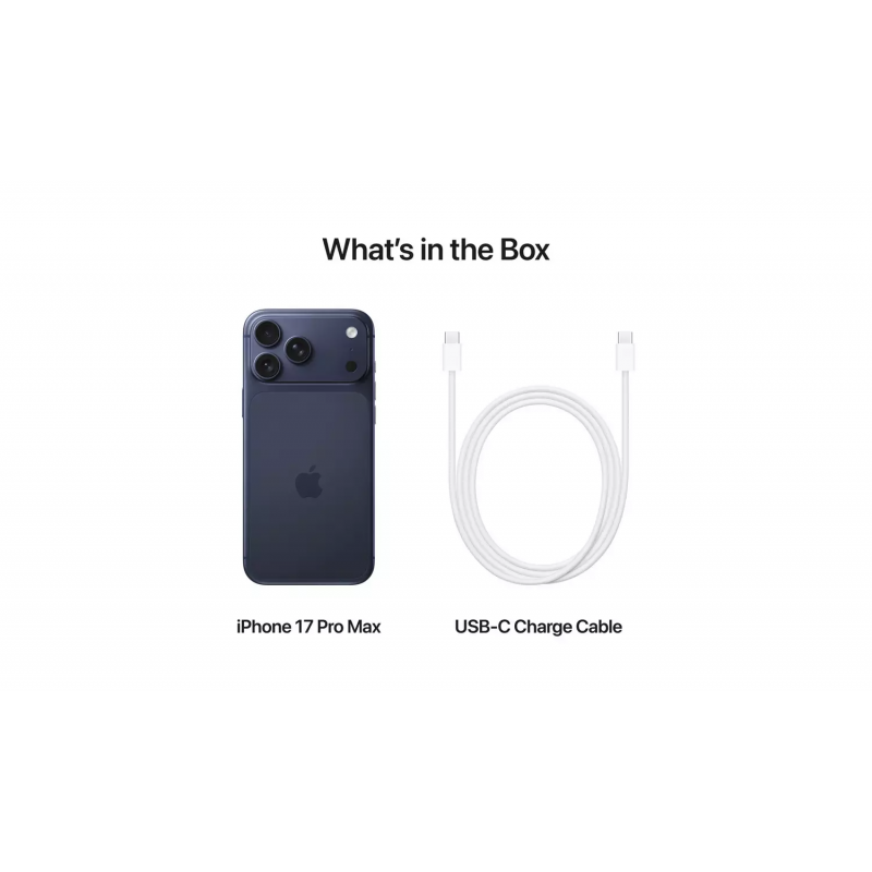 Apple iPhone 17 Pro Max (512GB, Dual eSIM Only) - Deep Blue