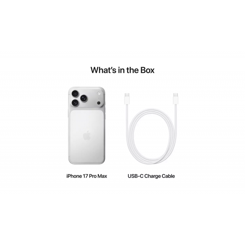 Apple iPhone 17 Pro Max (2TB, Dual eSIM Only) - Silver