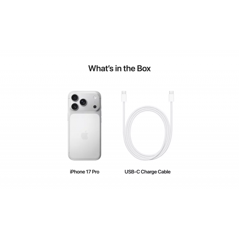 Apple iPhone 17 Pro (256GB, Nano Sim + eSIM) - Silver
