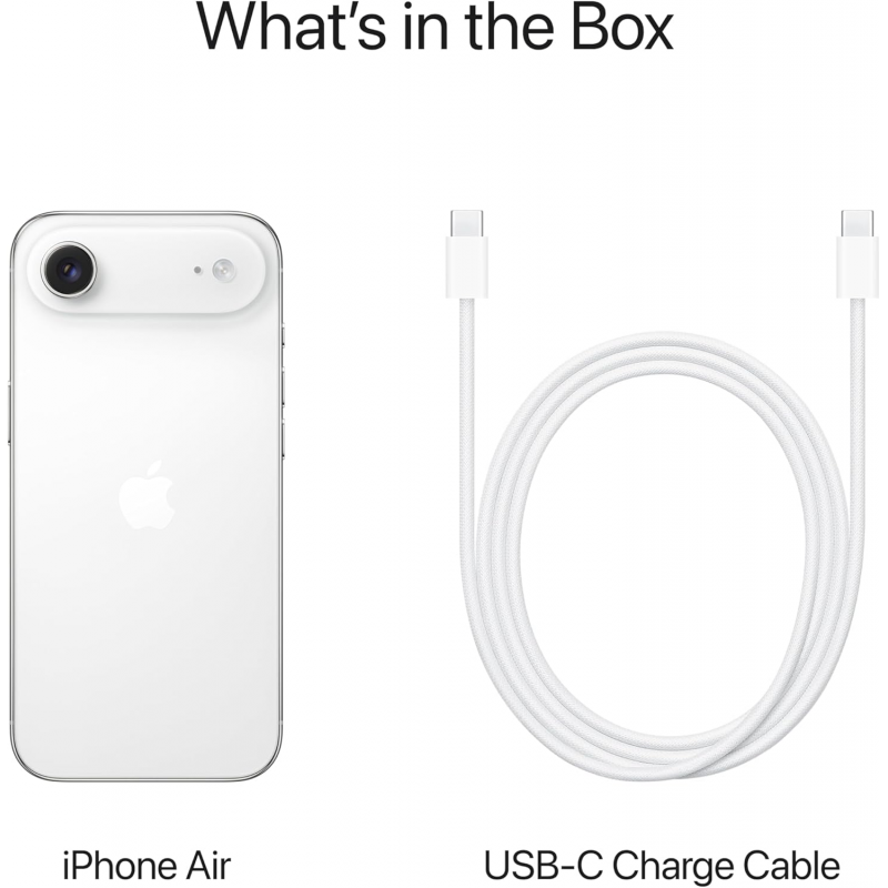 Apple iPhone Air (1TB, Dual eSIM Only) - Cloud White