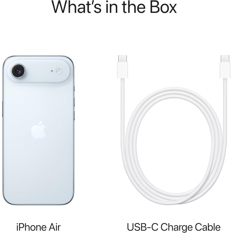 Apple iPhone Air (512GB, Dual eSIM Only) - Sky Blue