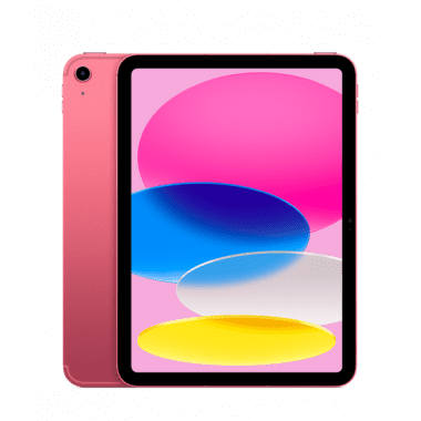 Apple 10.9" iPad 10th Generation (2022, Wi-Fi + Cellular, 256GB) - Pink