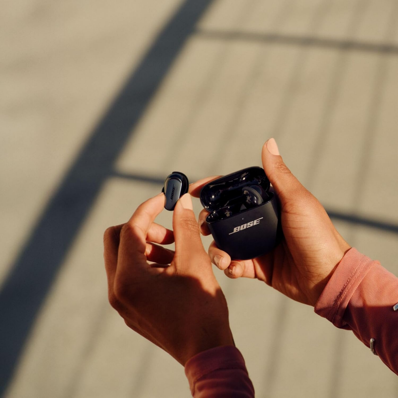 Bose QuietComfort Ultra Bluetooth Earbuds (2nd Gen), Wireless Noise Cancelling Earbuds - Black