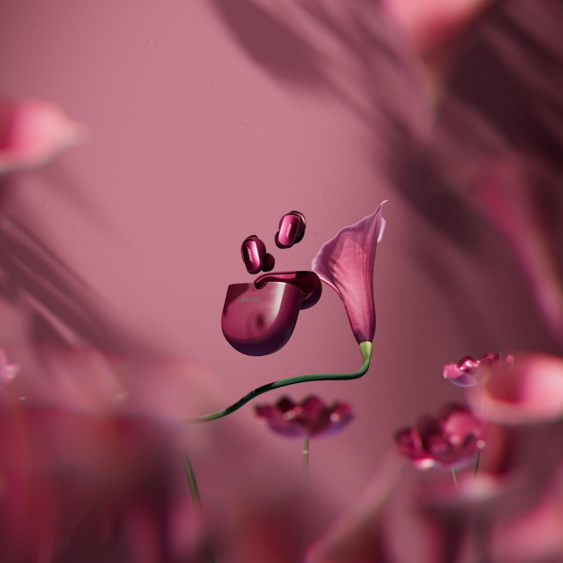 Bose QuietComfort Ultra Bluetooth Earbuds (2nd Gen), Wireless Noise Cancelling Earbuds - Deep Plum