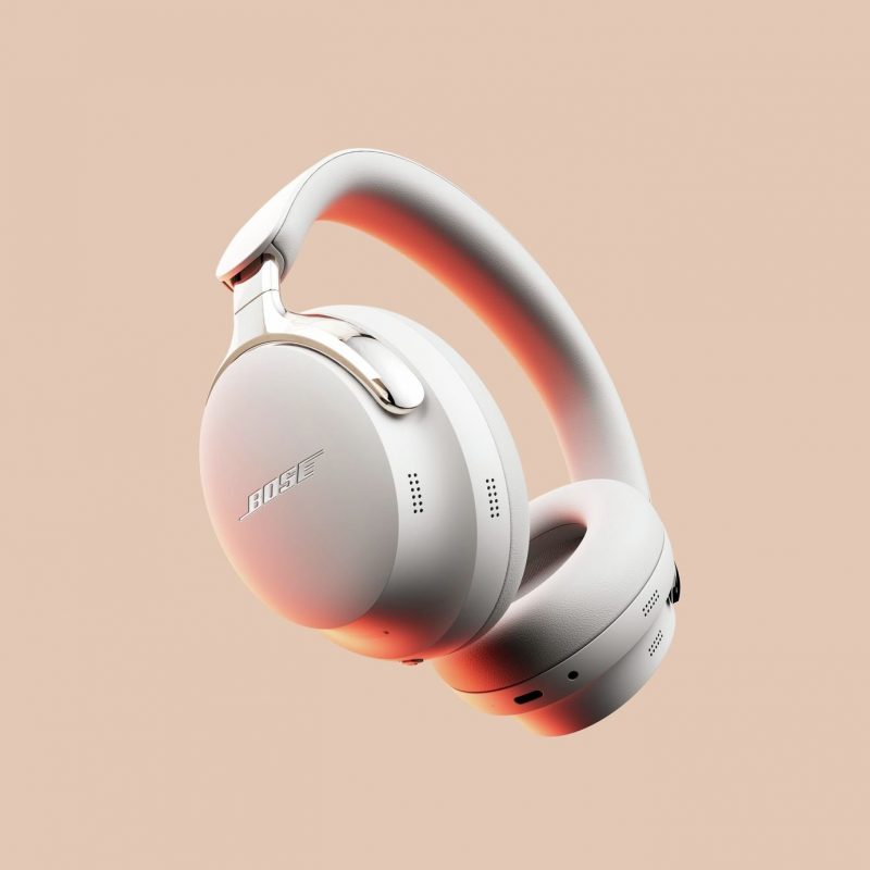 Bose QuietComfort Ultra Wireless Noise Cancelling Headphones (2nd Gen) with Spatial Audio - White Smoke