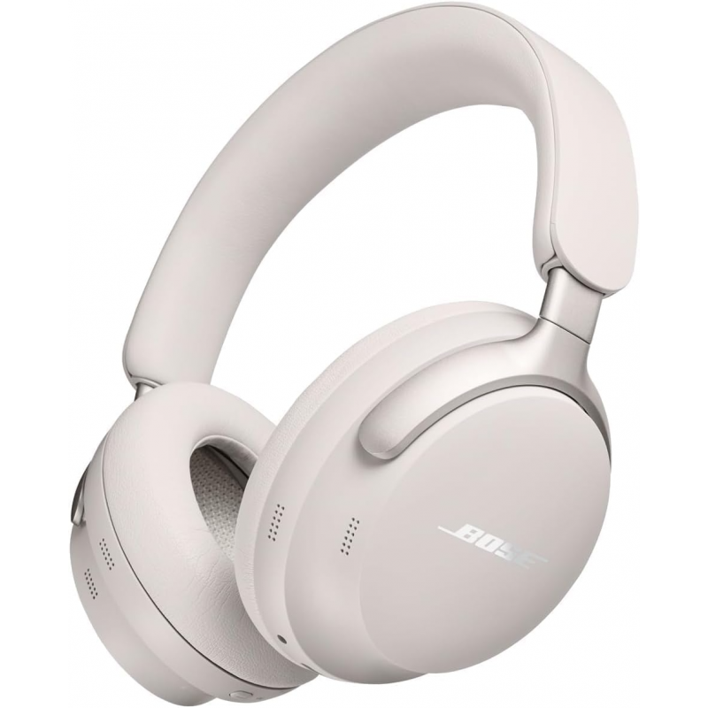 Bose QuietComfort Ultra Wireless Noise Cancelling Headphones with Spatial Audio - White Smoke
