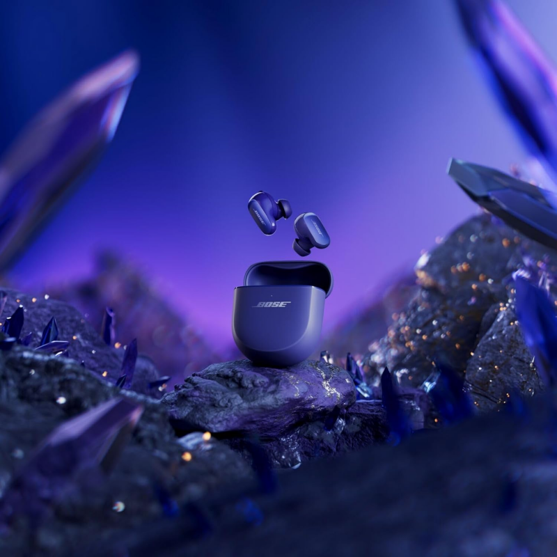 Bose QuietComfort Ultra Bluetooth Earbuds (2nd Gen), Wireless Noise Cancelling Earbuds - Midnight Violet