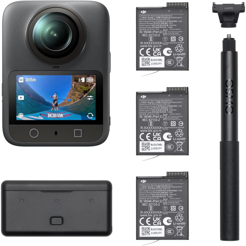DJI Osmo 360 Adventure Combo, 360 Waterproof Action Camera