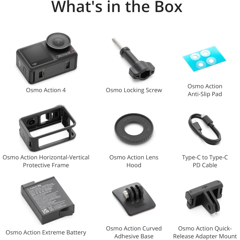 DJI Osmo Action 4 Standard Combo Action Camera