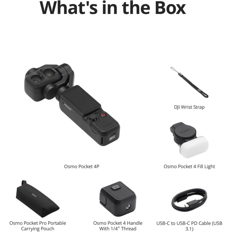 DJI Osmo Pocket 4P Standard Combo