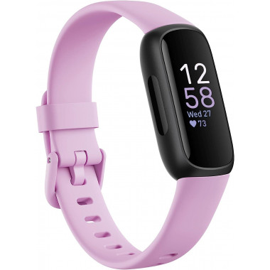 Fitbit Inspire 3 Activity Tracker - Black/Lilac Bliss