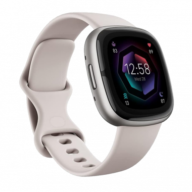 Fitbit Sense 2 Health and Fitness Smartwatch - White/Platinum 