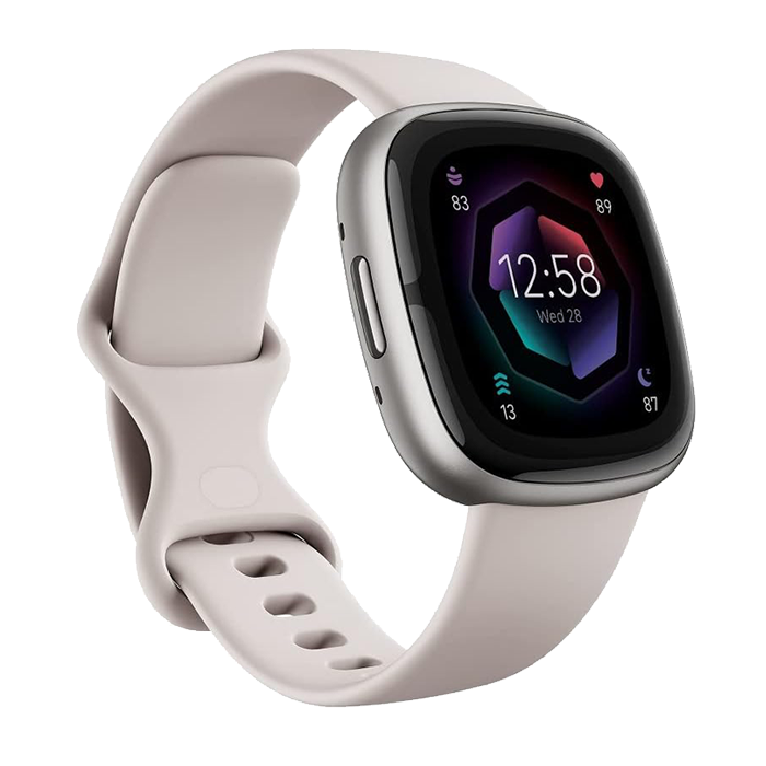 Fitbit Sense 2 Health and Fitness Smartwatch - White/Platinum