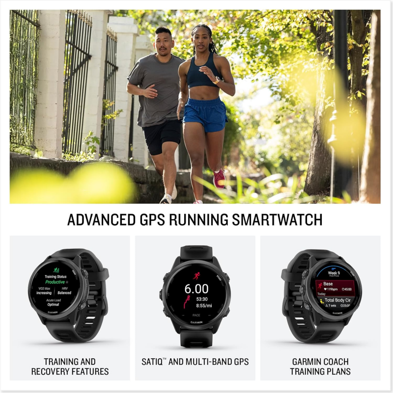 Garmin Forerunner 570 (GPS, 42mm) -  Slate Gray Aluminum with Translucent Black/Black Band
