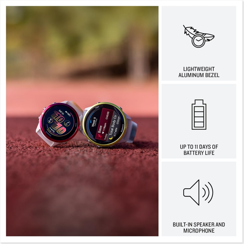 Garmin Forerunner 570 (GPS, 47mm) - Indigo Aluminum with Translucent Imperial Purple/Indigo Band