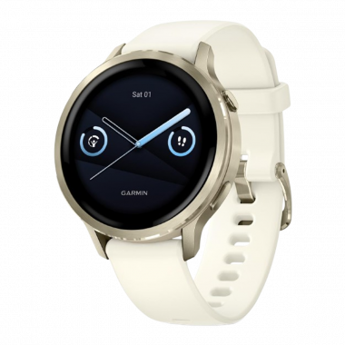 Garmin Venu 4 (GPS, 41mm) - Lunar Gold / Bone
