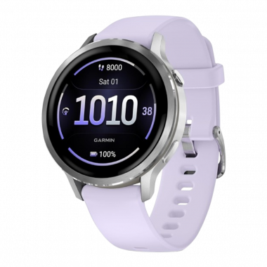 Garmin Venu 4 (GPS, 41mm) - Silver / Periwinkle
