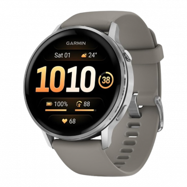 Garmin Venu 4 (GPS, 45mm) - Silver / Grey