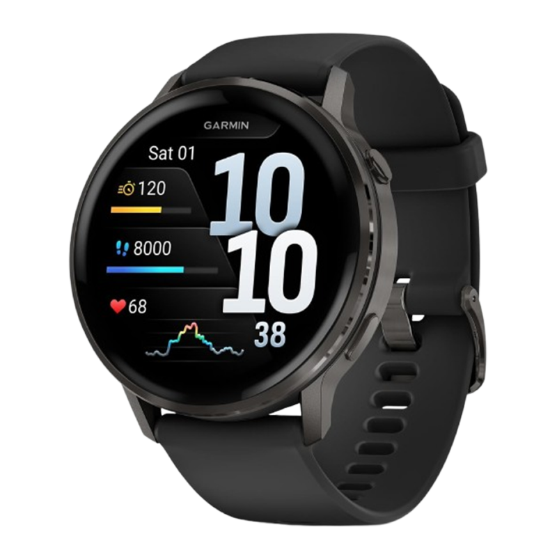 Garmin Venu 4 (GPS, 45mm) - Slate / Black