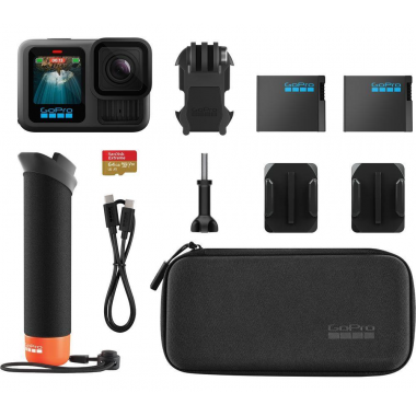 GOPRO HERO13 Black - Camera & Accessories Bundle (4K Ultra HD Action )