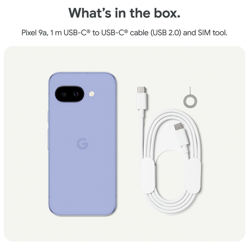 Google Pixel 9a 5G Smartphone (8+128GB) - Peony