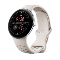 Google Pixel Watch 3 Wi-Fi (41mm) - Polished Silver Aluminium Case/Porcelain Active Band