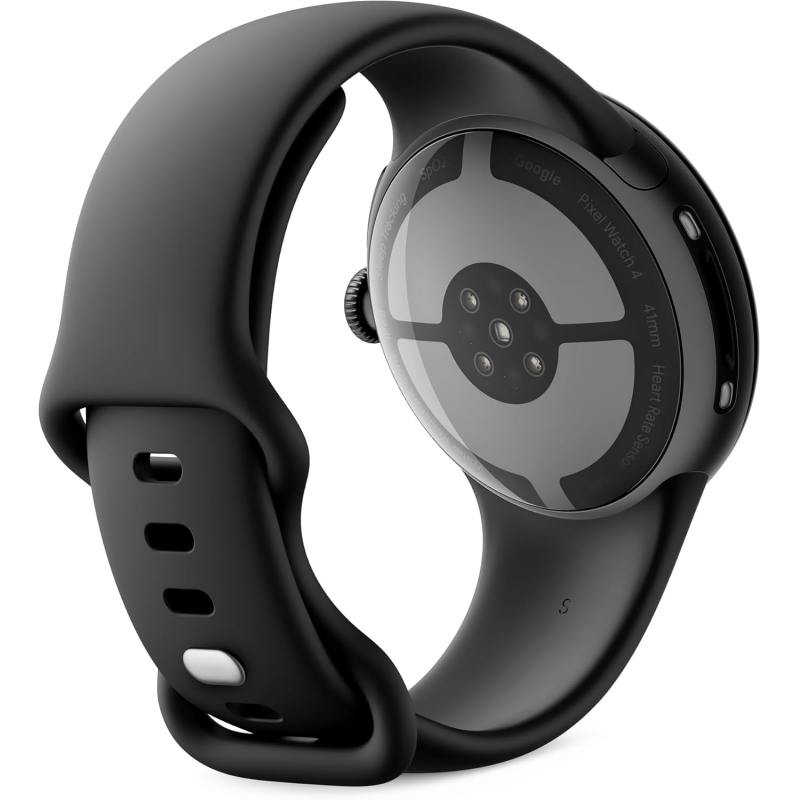 Google Pixel Watch 4 Wi-Fi (41mm) - Matte Black Aluminium Case with Obsidian Active Band