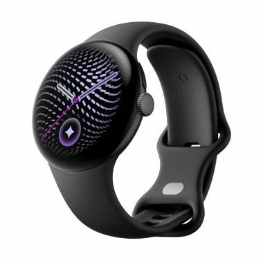 Google Pixel Watch 5 Wi-Fi (41mm) - Matte Black Aluminium Case with Obsidian Active Band