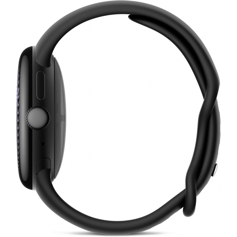 Google Pixel Watch 5 Wi-Fi (41mm) - Matte Black Aluminium Case with Obsidian Active Band