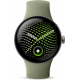 Google Pixel Watch 5 Wi-Fi (41mm) - Satin Pyrite Aluminium Case with Olive Active Band