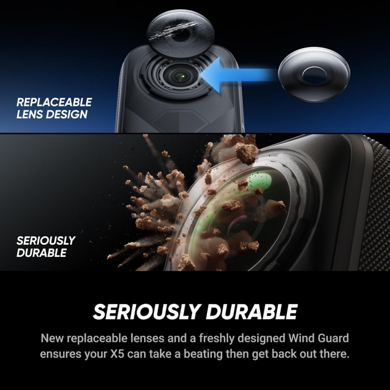 Insta360 X5 - Waterproof 360 Action Camera