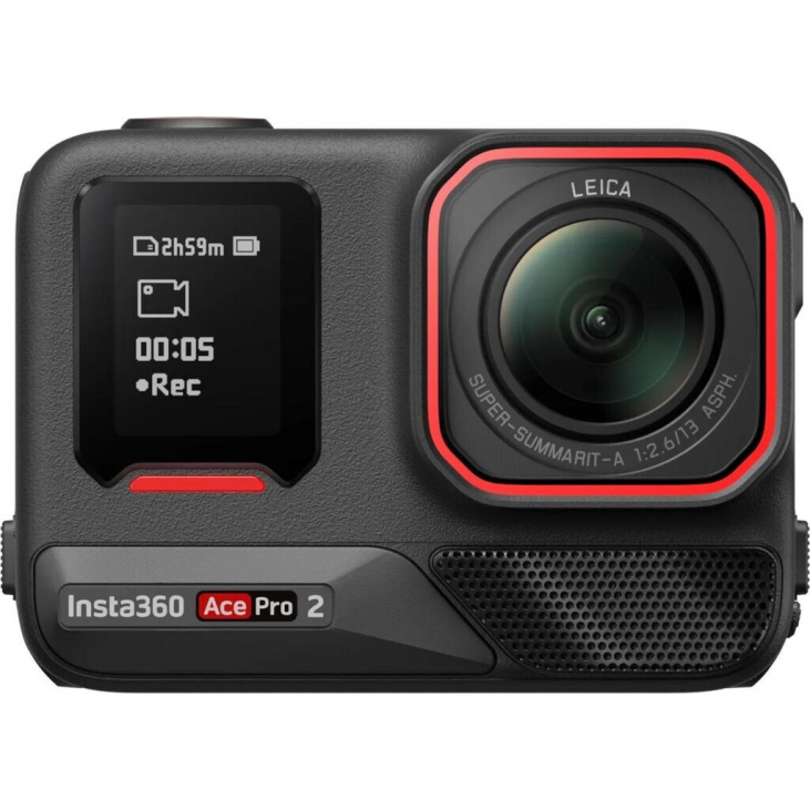 Insta360 Ace Pro 2 Dual Battery Bundle Action Camera - Black