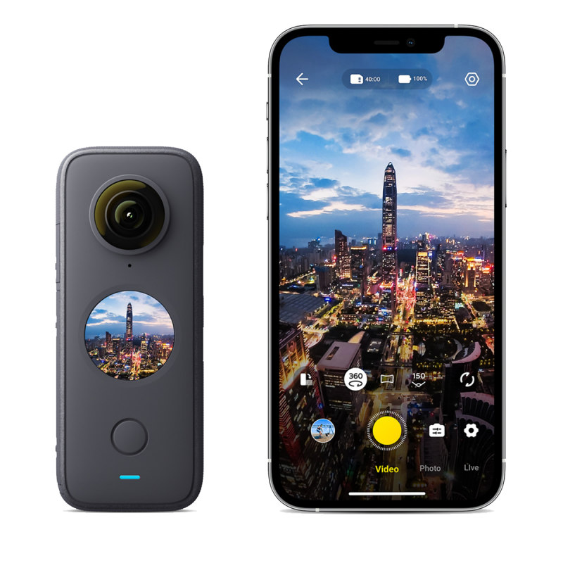 Insta360 ONE X2-360 Degree Waterproof Action Camera