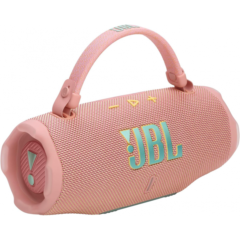 JBL Charge 6 Portable Bluetooth Speaker - Pink