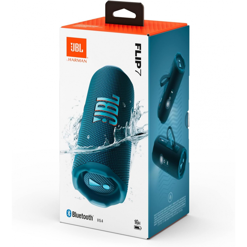 JBL Flip 7 Portable Bluetooth Speaker - Blue