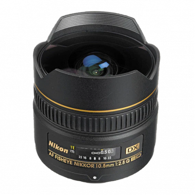 Nikon AF DX 10.5mm f2.8 G ED Fisheye Lens