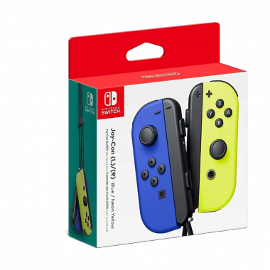 Nintendo Switch Joy-Con (Left & Right, Wireless)  - Neon Blue/Neon Yellow