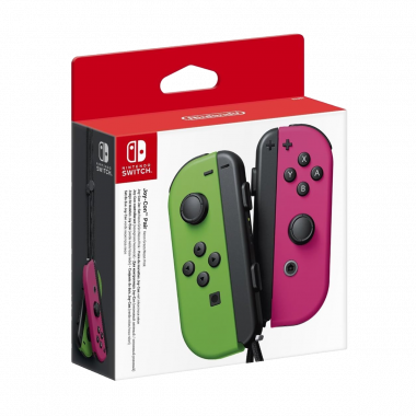 Nintendo Switch Joy-Con (Left & Right, Wireless)  - Neon Pink/Neon Green