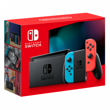 Nintendo Switch Console - Neon Red / Neon blue (Latest Model)